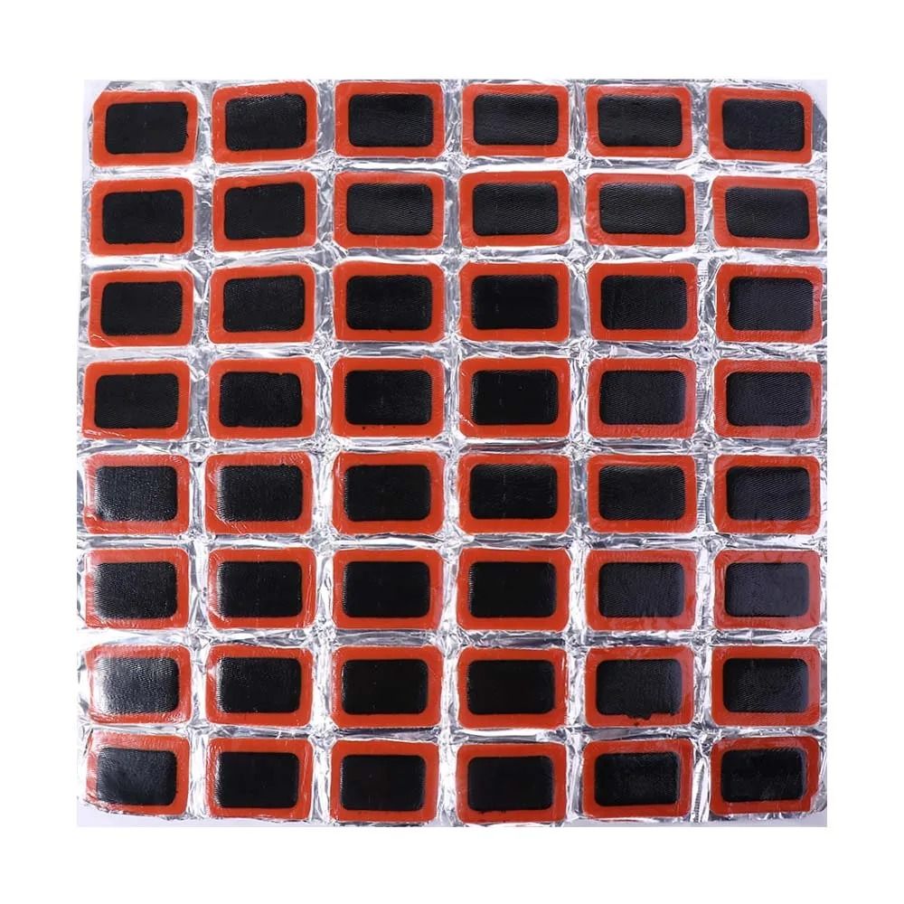 Bicycle Tire Repair Patch Set 48 Piece Glue Free Quick Repair Kit 9