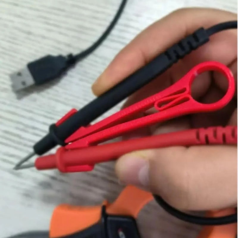 Multimeter Probe Holder Clamp Tool For Electrical Testing And Repair 1