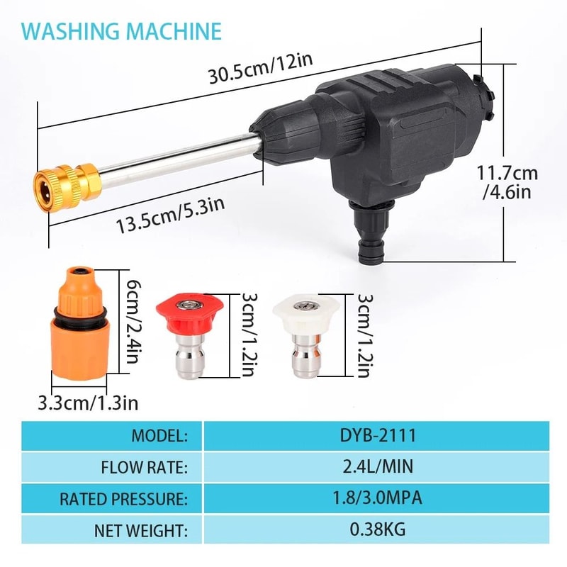 Brushless Multi Purpose Power Tool Head Attachment For 18V Battery Systems 12