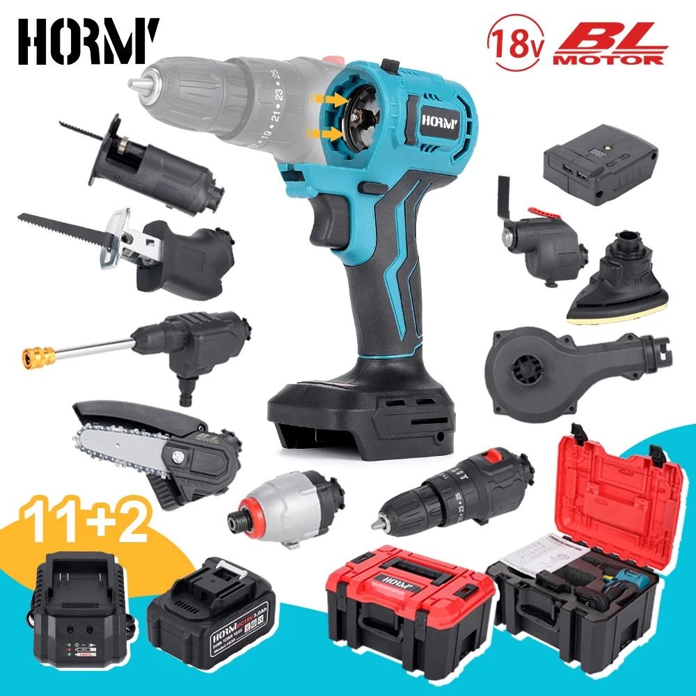 Brushless Multi Purpose Power Tool Head Attachment For 18V Battery Systems 5