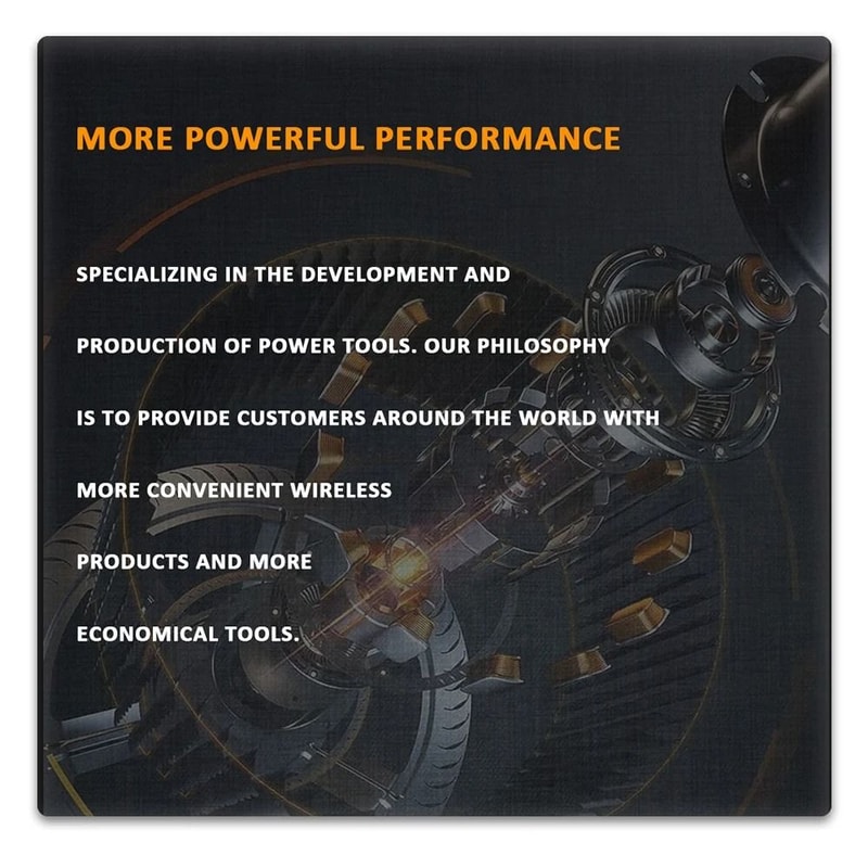 Brushless Multi Purpose Power Tool Head Attachment For 18V Battery Systems 6