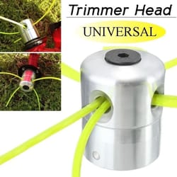 universal aluminum trimmer head with four line design for brush cutters and grass trimmers