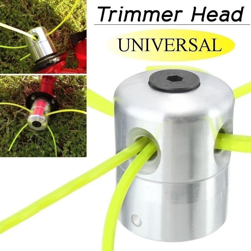 Universal Aluminum Trimmer Head With Four Line Design For Brush Cutters And Grass Trimmers 0