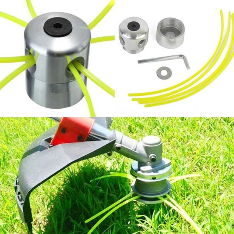Universal Aluminum Trimmer Head With Four Line Design For Brush Cutters And Grass Trimmers 1