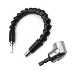 right angle screwdriver adapter with flexible shaft 105 degree drill joint and 300 mm extension