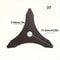 Three Tooth Brush Cutter Blade Ten Inch Replacement For Straight Shaft Trimmers 1