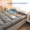 Extra Thick Mattress Topper For Body Pain Relief With Elastic Pocket 2