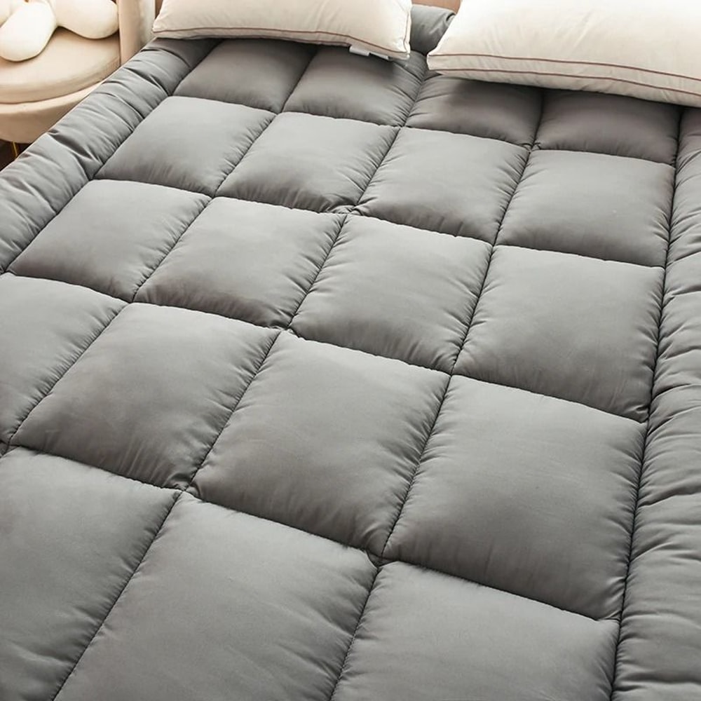 Extra Thick Mattress Topper For Body Pain Relief With Elastic Pocket 5