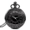 Vintage Roman Number Quartz Pocket Watch Necklace With Chain 0