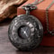 Vintage Roman Number Quartz Pocket Watch Necklace With Chain 2