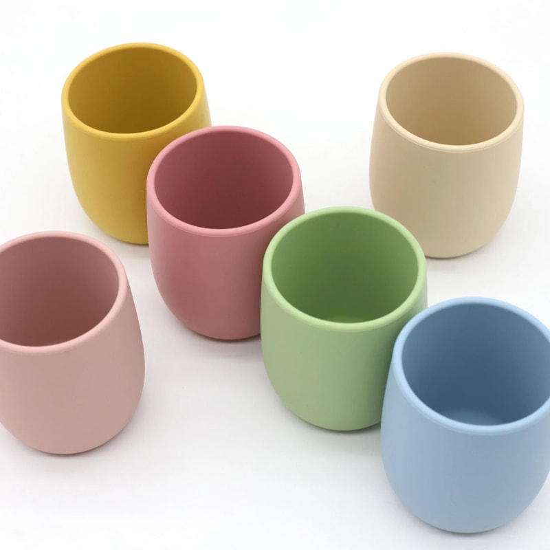 Baby Silicone Water Cup Mini Easy To Grip 4