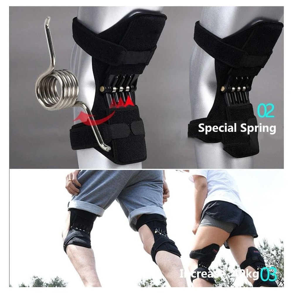 Joint Support Knee Pad With Spring Assist For Pain Relief And Stability 3