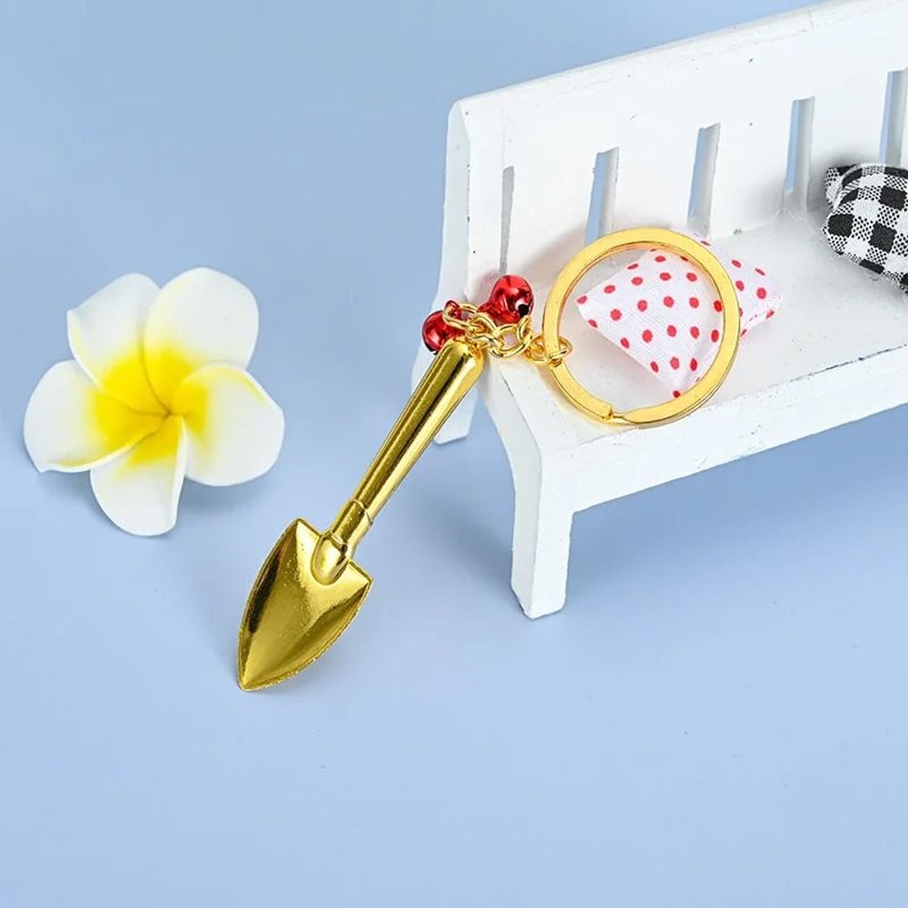 Shovel Spade Trowel Keychain Pendant For Gifts And DIY Accessories 1