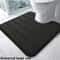 U Shaped Toilet Mat Memory Foam Bathroom Mat Anti Skid Super Absorbent 7