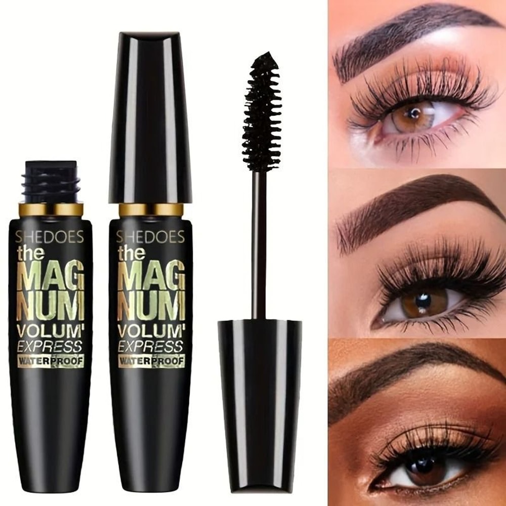4D Black Mascara For Thickening Lengthening Curling And Waterproof Wear 8
