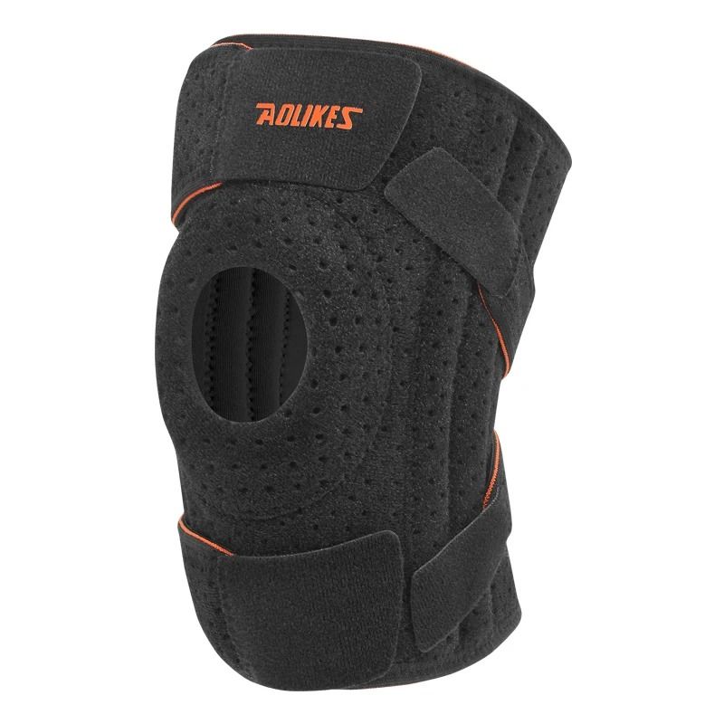 Adjustable Knee Brace With Side Stabilizers And Patella Gel Support 9