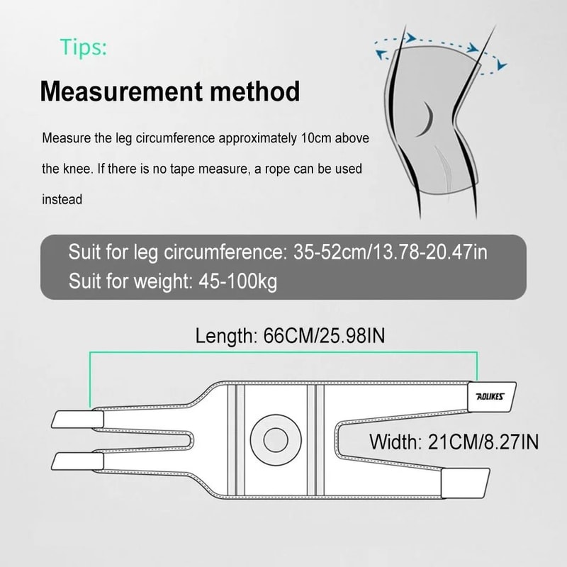 Adjustable Knee Brace With Side Stabilizers And Patella Gel Support 4