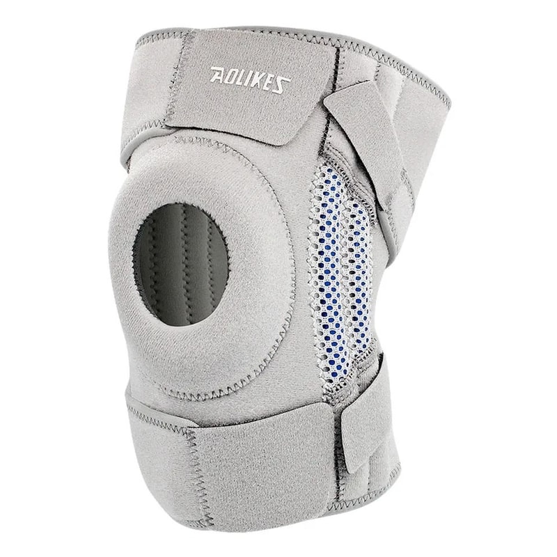 Adjustable Knee Brace With Side Stabilizers And Patella Gel Support 8