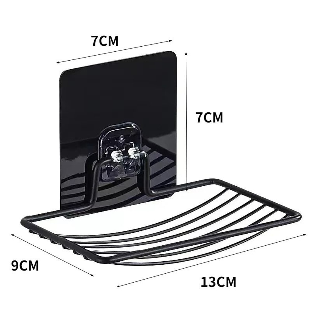Stainless Steel Wall Mounted Soap Rack With Punch Free Installation 5