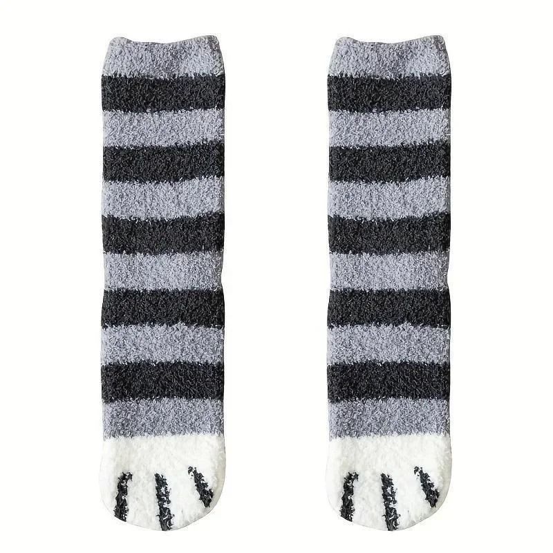 Womens Fuzzy Winter Socks Soft Cozy Microfiber House And Sleeping Socks 9