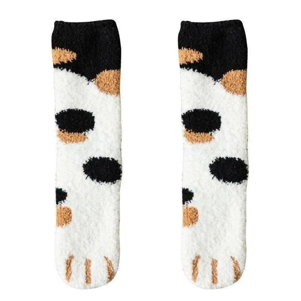 Womens Fuzzy Winter Socks Soft Cozy Microfiber House And Sleeping Socks 11