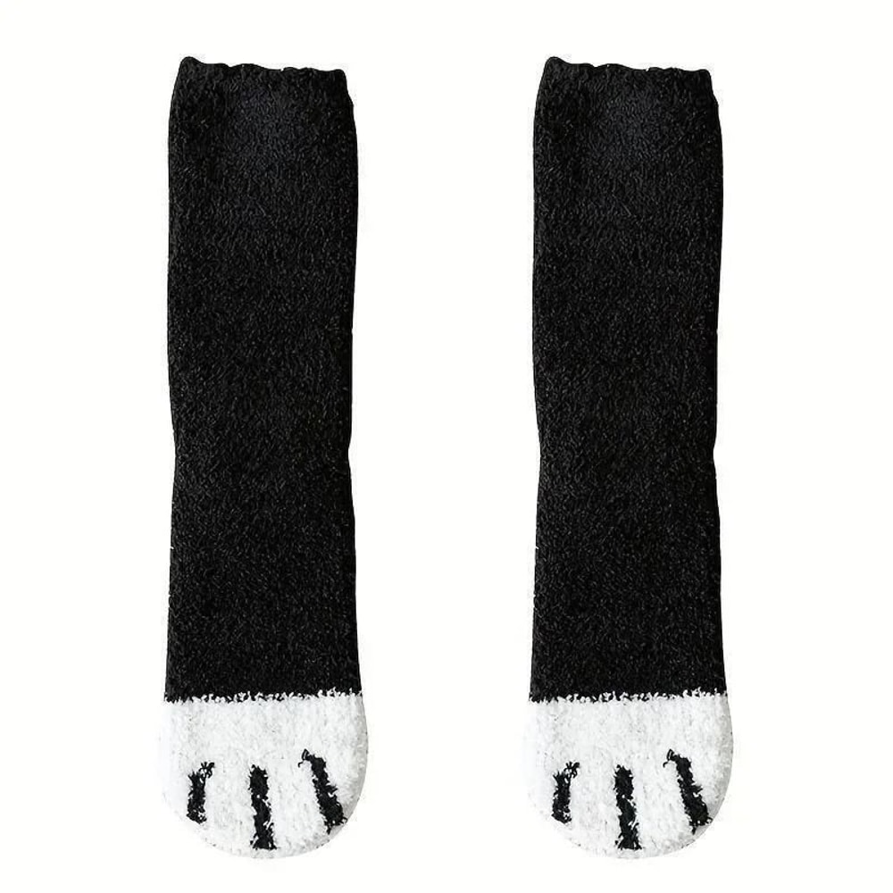 Womens Fuzzy Winter Socks Soft Cozy Microfiber House And Sleeping Socks 7