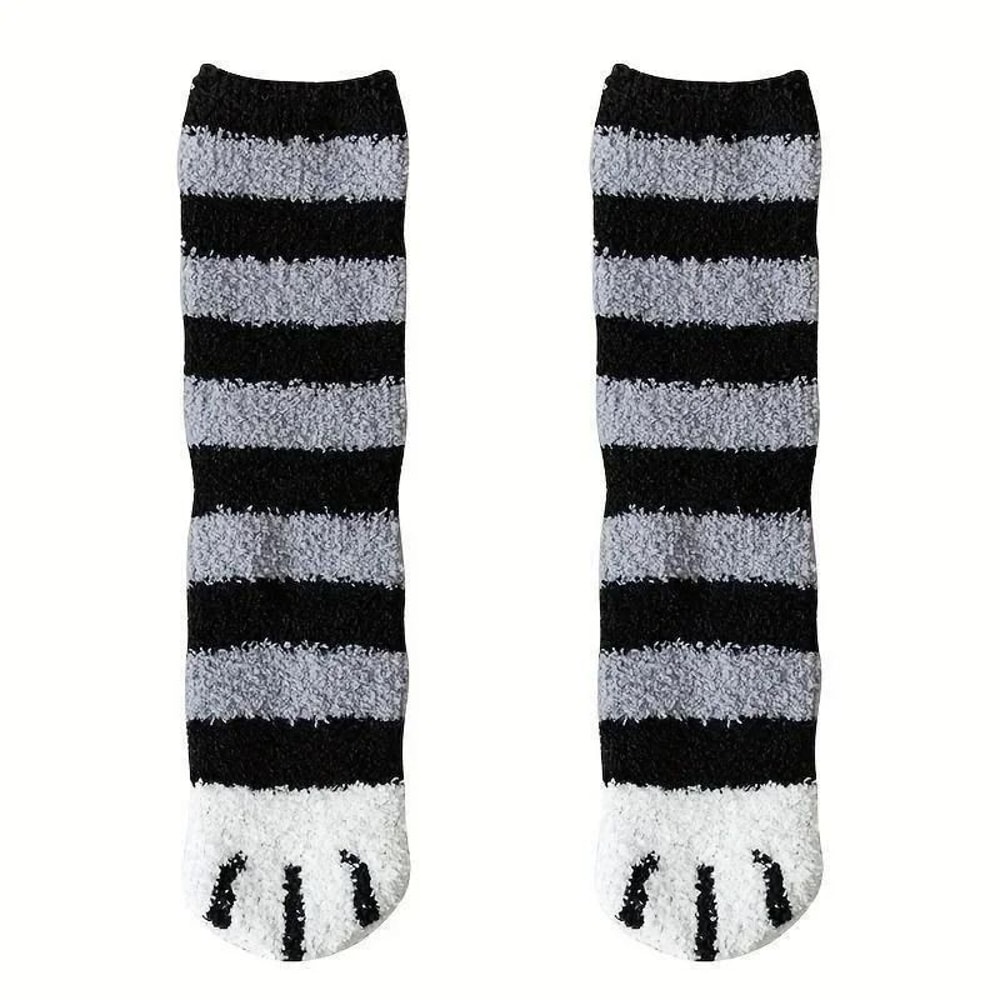 Womens Fuzzy Winter Socks Soft Cozy Microfiber House And Sleeping Socks 8
