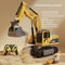 Remote Control Excavator Toy With Lights And Sound For Kids 11