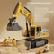 Remote Control Excavator Toy With Lights And Sound For Kids 13