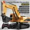 Remote Control Excavator Toy With Lights And Sound For Kids 15