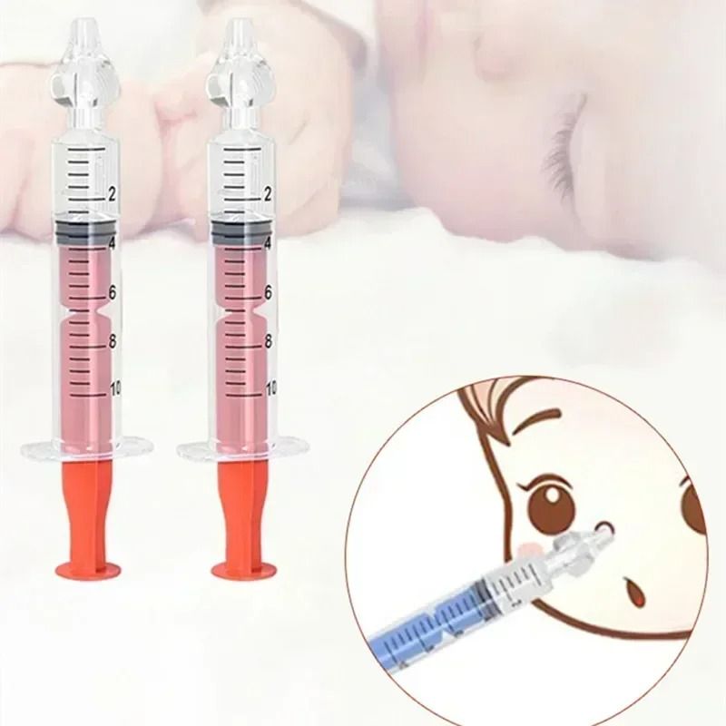 Silicone Baby Nasal Aspirator Syringe For Gentle Nose Cleaning 2