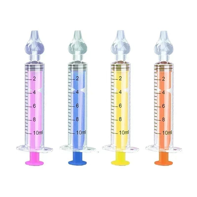 Silicone Baby Nasal Aspirator Syringe For Gentle Nose Cleaning 7