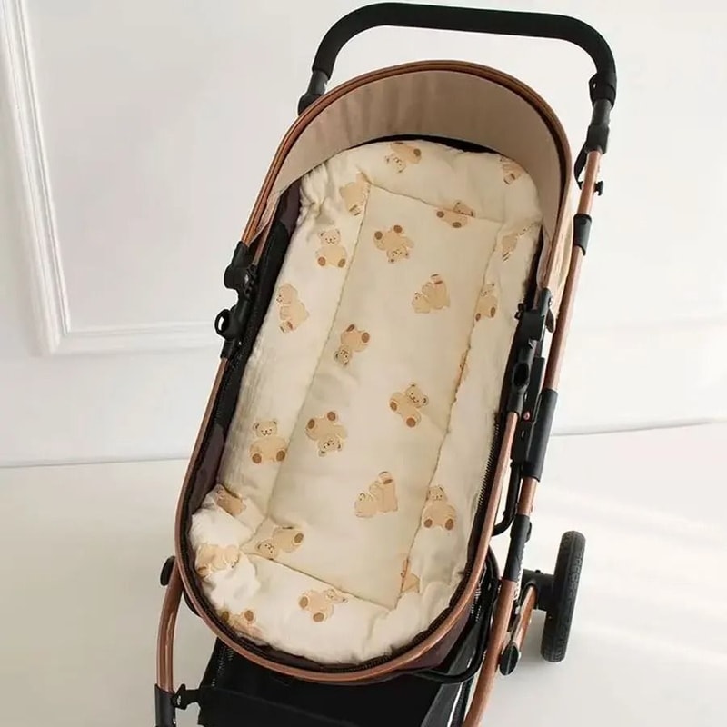 Soft Baby Stroller Cushion With Thick Padding And Cartoon Design 5