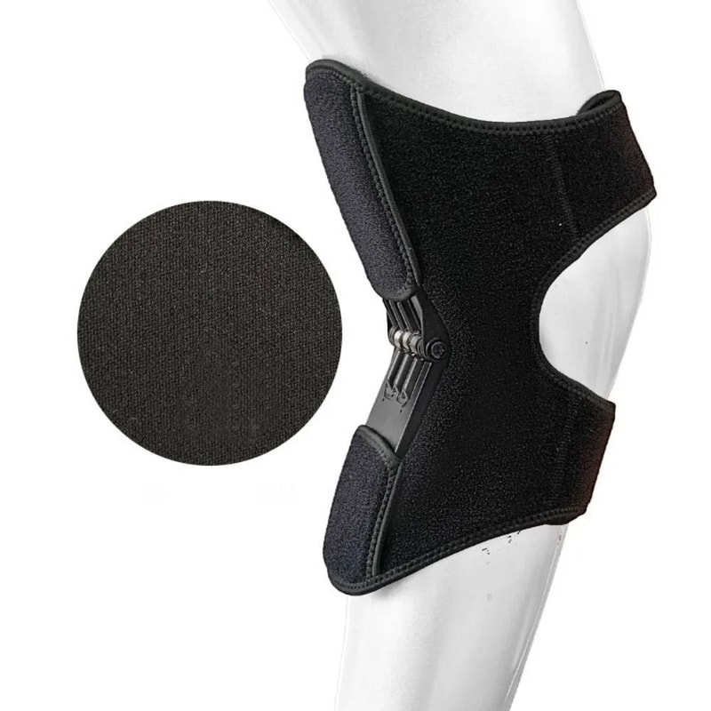 Knee Assistive Device With Power Joint Support And Non Slip Knee Brace 10