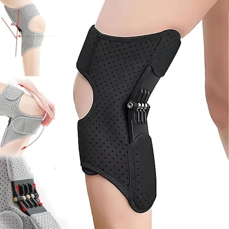 Knee Assistive Device With Power Joint Support And Non Slip Knee Brace 6
