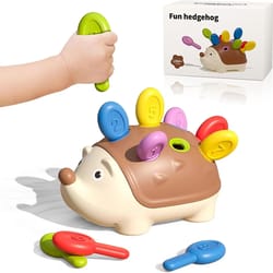 hedgehog montessori fine motor toy for toddlers learning and sensory play