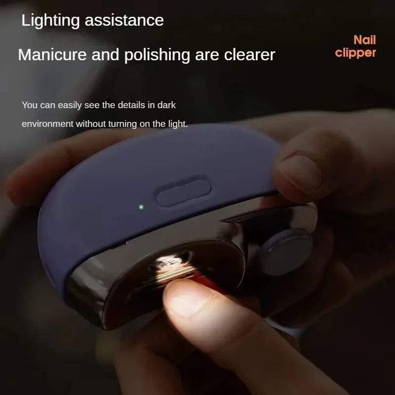 Electric Nail Clipper Grinding And Polishing Tool Portable Automatic Nail Grinder 2 In 1 5