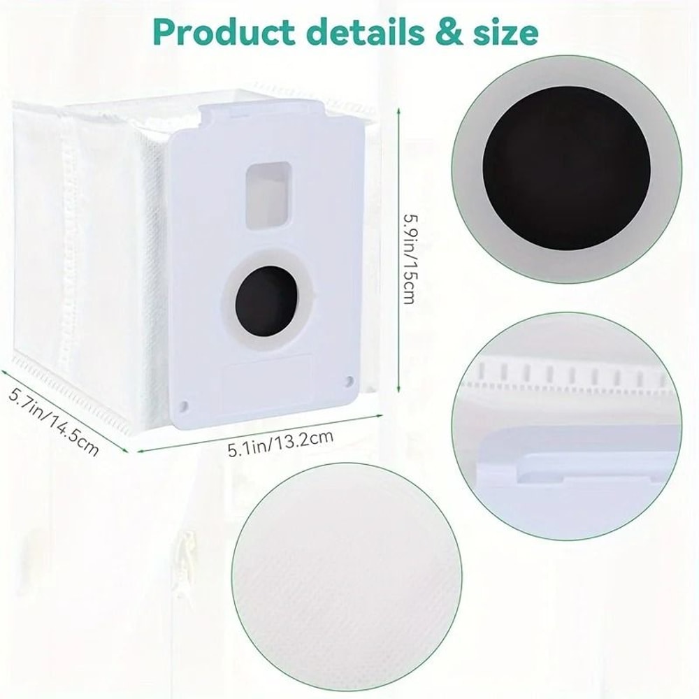 5 Pack Replacement Dust Bags For All In One Tower Vacuum Systems 2