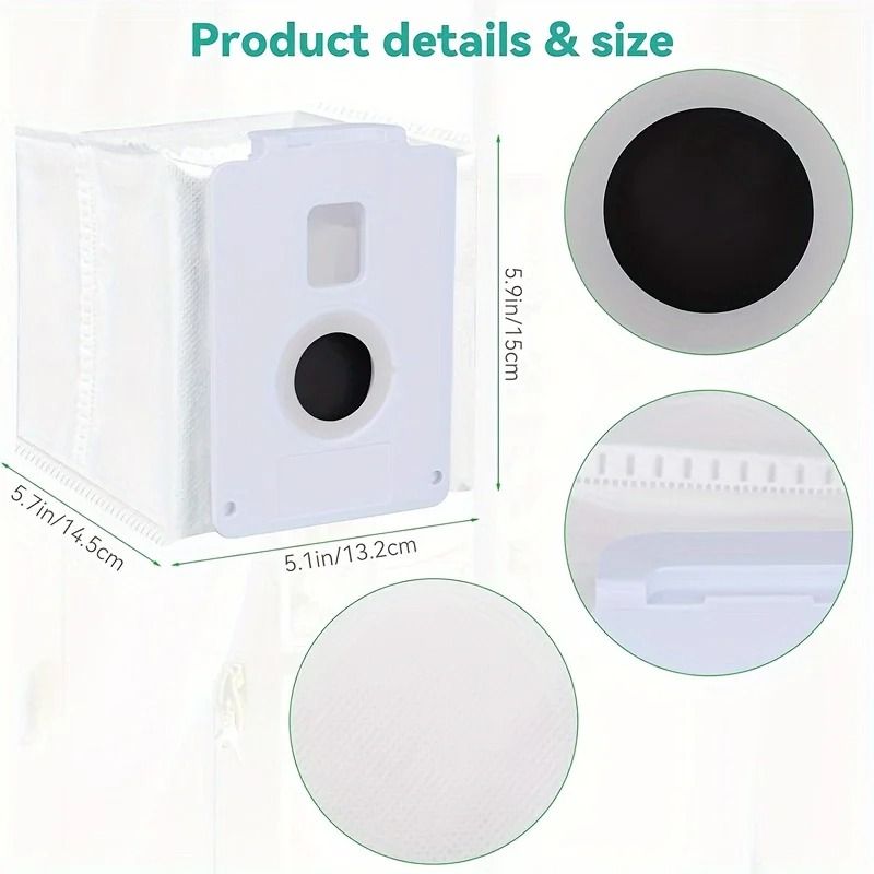 5 Pack Replacement Dust Bags For All In One Tower Vacuum Systems 2