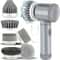 Electric Spin Scrubber Cordless Cleaning Brush With 6 Replaceable Brush Heads 6