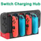 JoyCon Charging Dock Hub USB Controller Charger Stand For Game Controllers 3