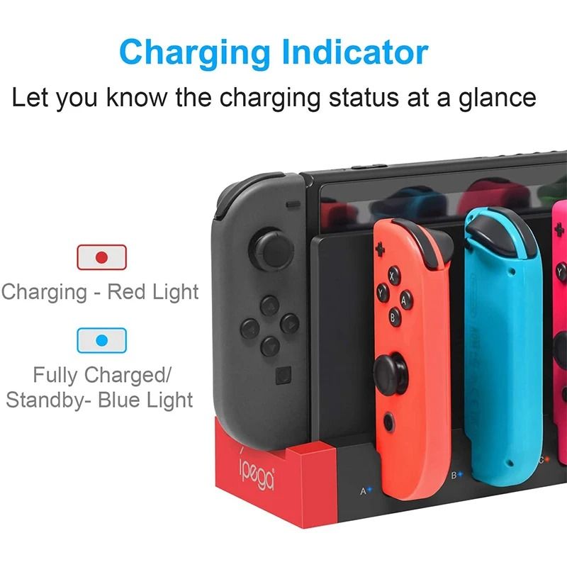 JoyCon Charging Dock Hub USB Controller Charger Stand For Game Controllers 5