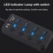 USB Hub 4 In 1 Or 7 In 1 Multi Port Splitter With Independent Power Switch And USB Cable 1