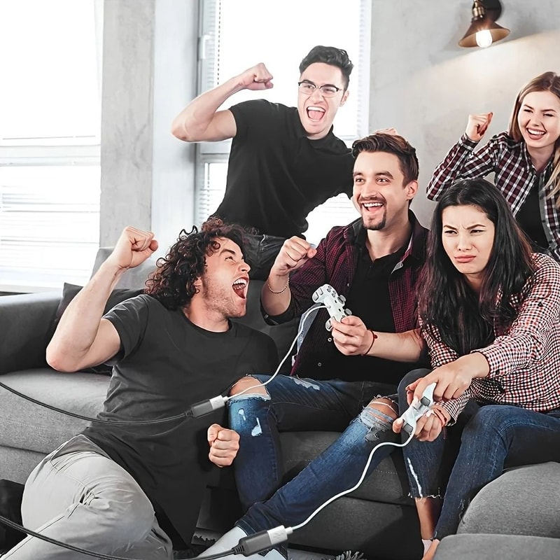 Nylon Braided USB 30 Extension Cable High Speed Data Transfer Male To Female 4