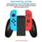 Comfort Grip Handle For JoyCon Controllers Compatible With Gaming Consoles 3