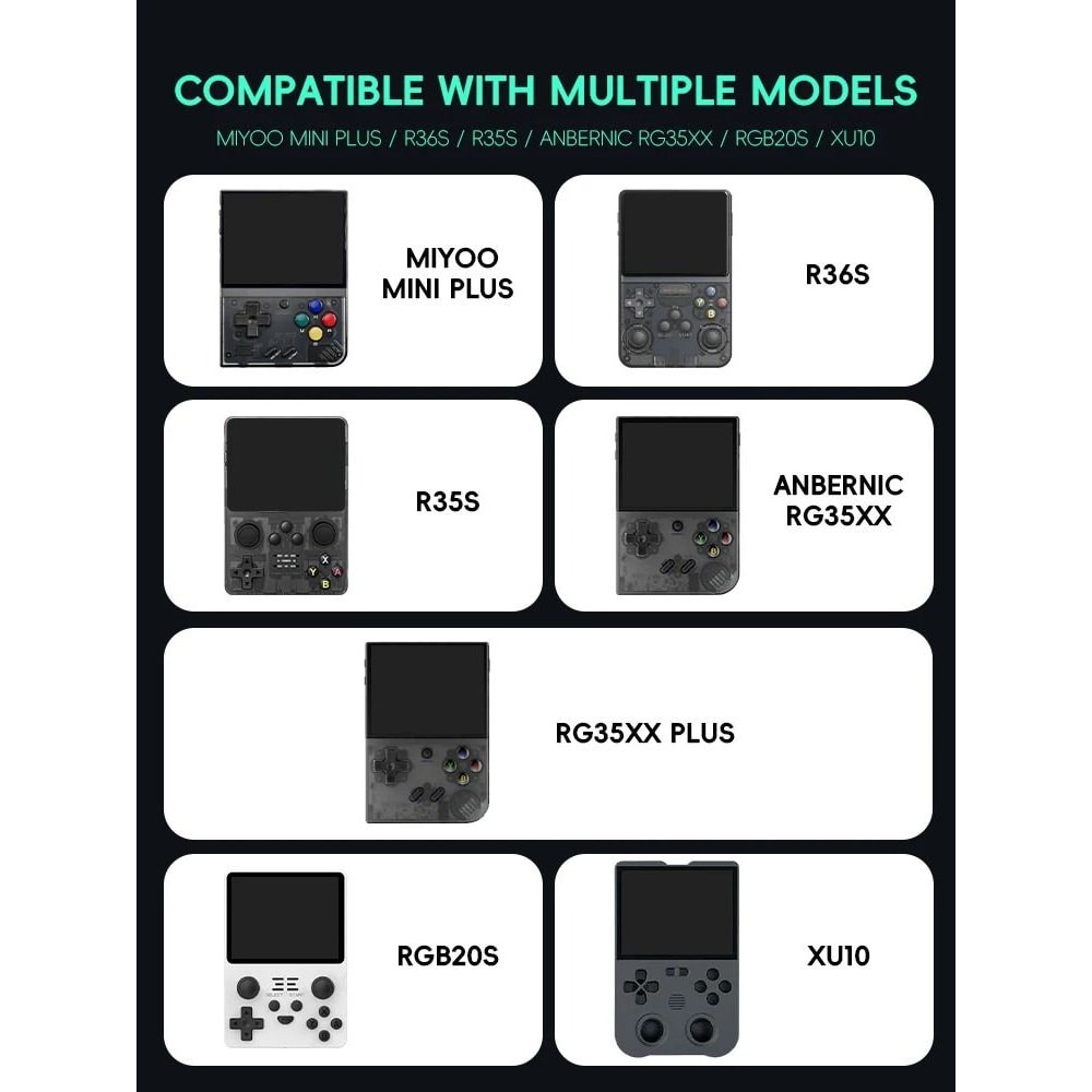 Retro Handheld Console Protective Case EVA Travel Bag Compatible With Multiple Mini Game Devices 1