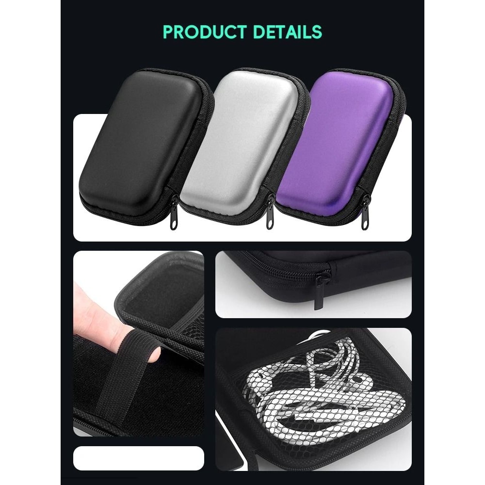 Retro Handheld Console Protective Case EVA Travel Bag Compatible With Multiple Mini Game Devices 2