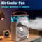 3 In 1 Mini Air Cooler Fan With LED Night Light Portable Humidifier For Home And Office 0