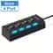High Speed USB Hub 4 Port Or 7 Port Multi Splitter With LED Switch For PC And Laptop 9