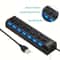High Speed USB Hub 4 Port Or 7 Port Multi Splitter With LED Switch For PC And Laptop 4